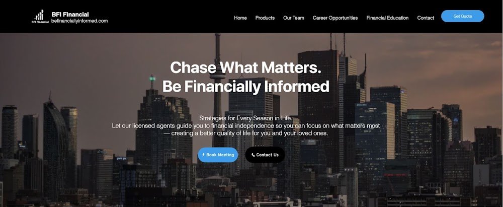 Be Financially Informed
