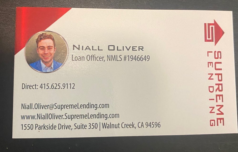 Niall Oliver at Supreme Lending